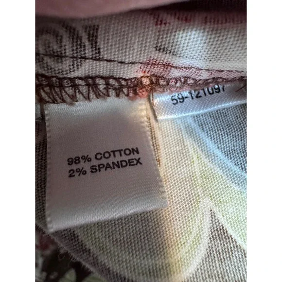 Ann Taylor LOFT Marisa Floral Capri Pants Size 8 Boho Chic Paisley Earth Tones - Picture 3 of 5